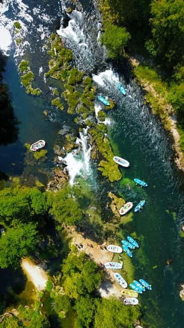 Bihać: Kayak with Una Pirates on the Una River - The Optional Bridge Jump: Adrenaline on Your Terms