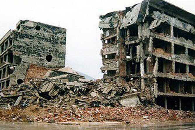 Break-up of Yugoslavia & The War in Mostar: Life Under Siege - Stop 1: The Tito-era aircraft hangar and the idea of being unseen