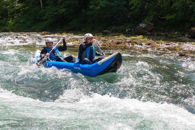 Canoeing Neretva river - Konjic Outdoor Resort: Getting Fitted, Changing, and Ready