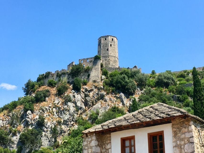 From Dubrovnik: 1-Way Tour to Sarajevo via Mostar and Konjic - Počitelj hillside walk: fortifications and Neretva Valley views