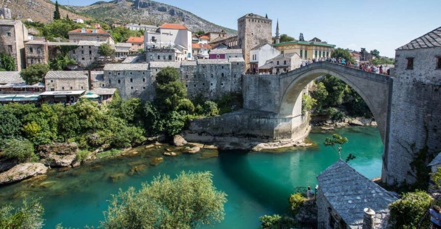 From Dubrovnik: Full-Day Tour of Mostar - Entering Mostar’s UNESCO Old Town and seeing the Old Bridge
