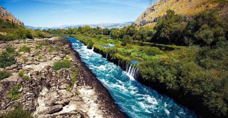 From Mostar: Kravice Waterfalls, Blagaj, & Počitelj - Blagaj: fortress, Dervish House, and the spring-fed canyon boat ride