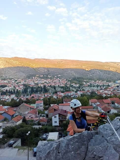 From Mostar: Via Ferrata Hum Climbing Experience - Coffee with Panoramic Mostar Views: The Payoff Moment