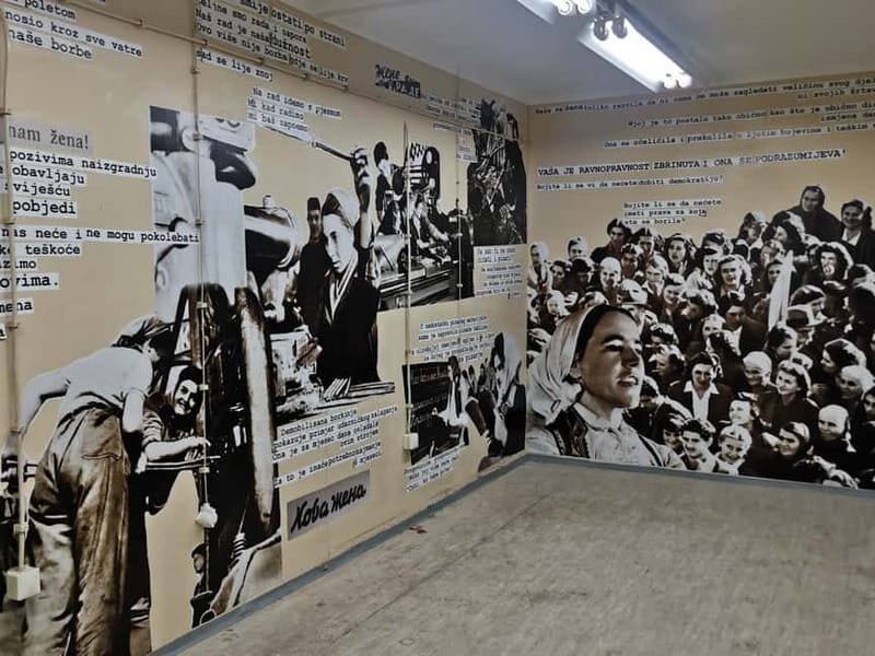 From Sarajevo: Tito's Bunker & Konjic City Tour - Art inside the bunker: culture where fear used to live