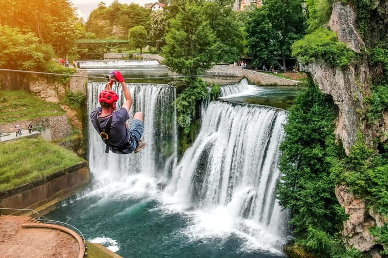 From Sarajevo: Travnik, Jajce, Pliva Lakes & Watermills Trip - Jajce’s royal fort and town highlights: fortress, churches, mosques