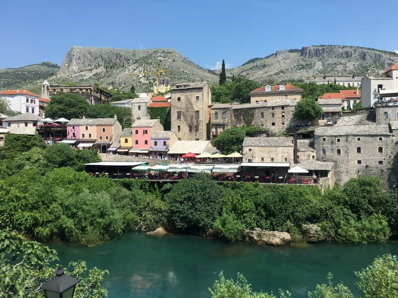 From Split To Sarajevo: Mostar, Blagaj & Kravica falls tour - Blagaj Tekija on the Buna River: a monastery that feels carved into place
