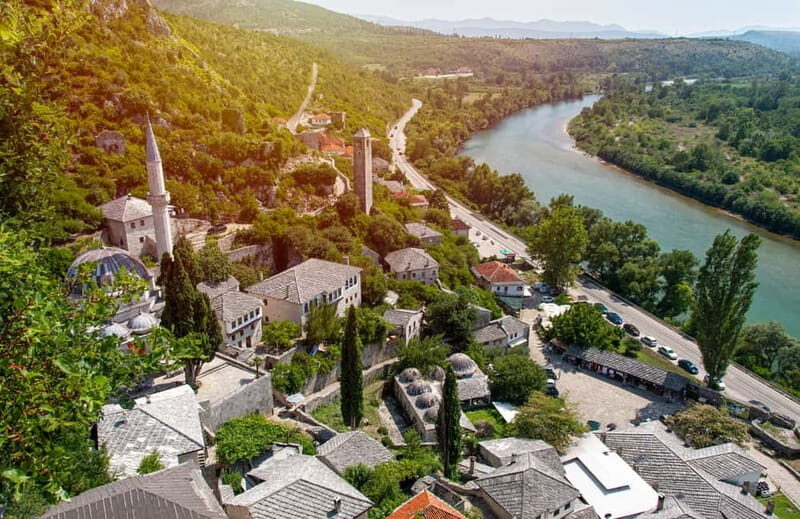 From Split To Sarajevo: Mostar, Blagaj & Kravica falls tour - Konjic and the Neretva Canyon: where the day’s pace makes sense