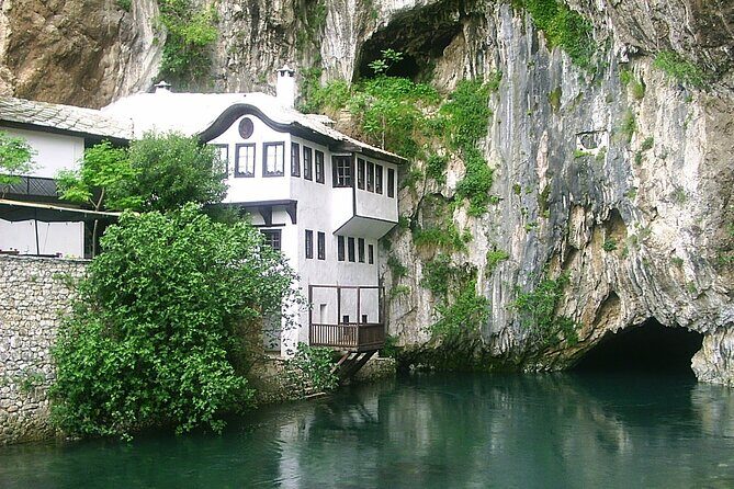 Full-Day Tour in Herzegovina, Blagaj, Počitelj, and Kravice - Blagaj Tekija: The Dervish House With the Story Behind It