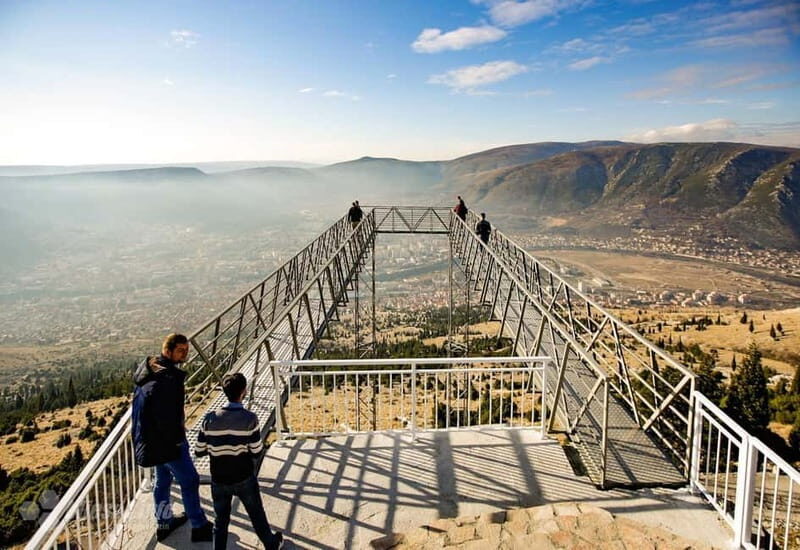 Glass Bridge & Zip-line Mostar - Fortica Park: the Mostar views you earn with a zip-line