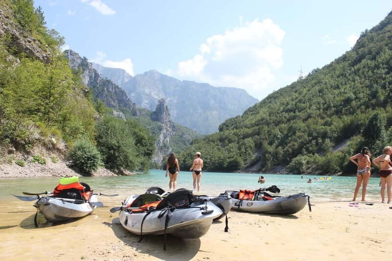 Jablanica: Neretva Kayaking Tour near Mostar - Beach Time at the Turnaround Spot: Swim, Picnic, Reset
