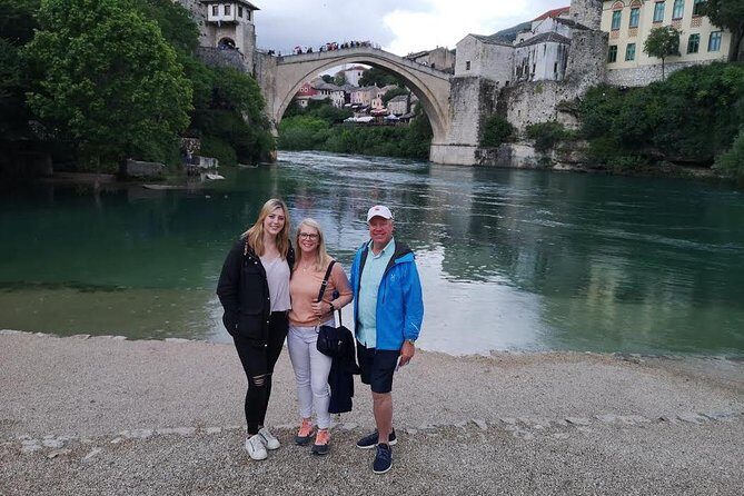 Mostar gastro and historical treasures - Old Bridge area: crooked bridge, then going under like locals