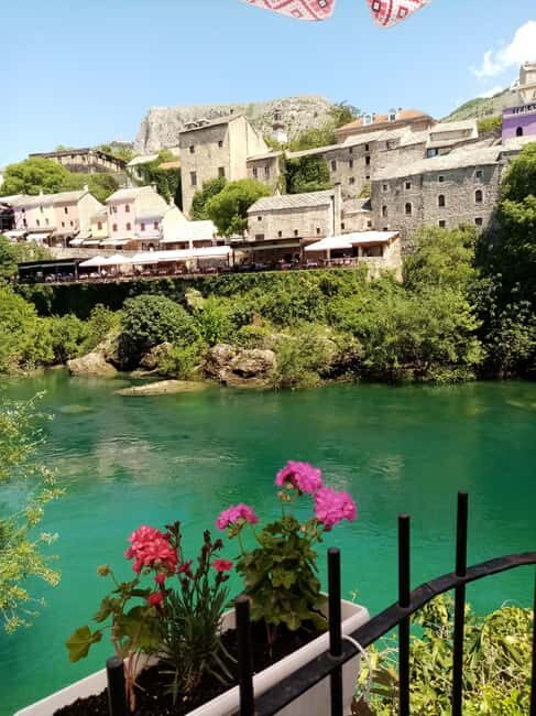Mostar thru history -private tour - Peace Tower and Franciscan Church: the “why this place matters” start
