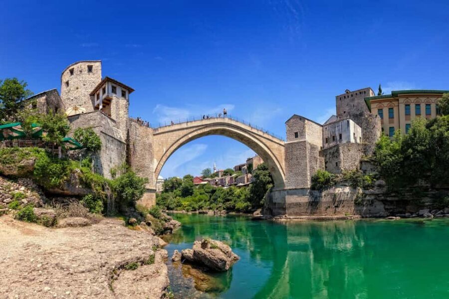 Private Mostar, Ston and Kravice Waterfalls - Costumizable - The Kravice Waterfalls plan: swimming, photos, and cold-water reality