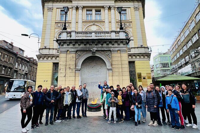 PROFESSIONAL SARAJEVO WALKING TOUR - With guide who guided STING! - Gazi Husrev Begova Medresa: mosque views, Bezistan Bazaar, and the clock’s role