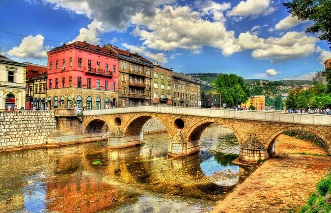 PROFESSIONAL SARAJEVO WALKING TOUR - With guide who guided STING! - Sacred Heart of Jesus Cathedral and the Roses of Sarajevo trail