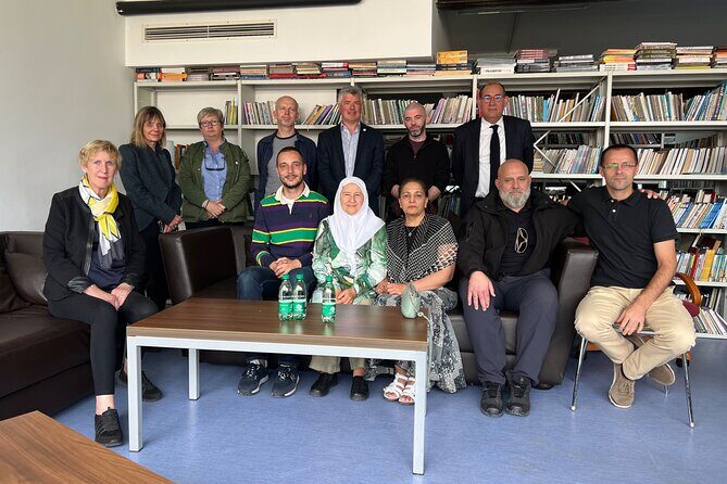 REMEMBERING SREBRENICA (Genocide study tour 11/07/95) - Srebrenica–Potočari Memorial and Cemetery: time set aside for remembrance