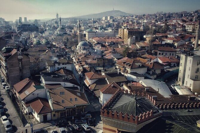 Sarajevo: A City Under Siege - War Tour With Tunnel Museum - Yellow Fortress viewpoint above City Hall: the emotional reset
