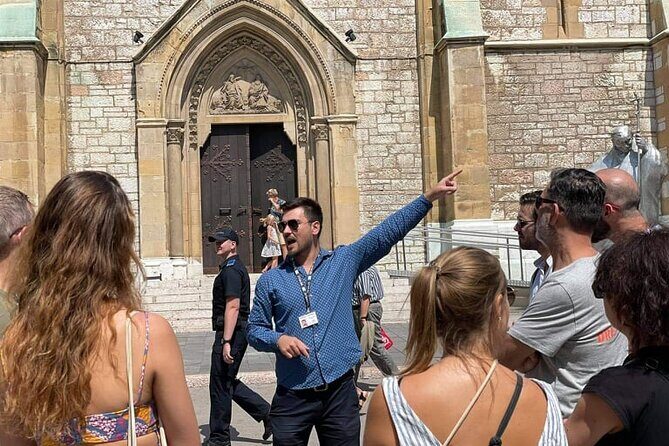Sarajevo Grand Tour: Old Town, War Tunnel, Olympic Sites & More - Old Town orientation: City Hall, Inat Kuća, and the Miljacka River
