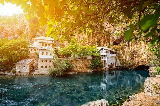 Sarajevo: Mostar Konjic Blagaj Pocitelj Fortica Skywalk Waterfall - Počitelj: medieval stone fortress village with mosques and narrow alleys