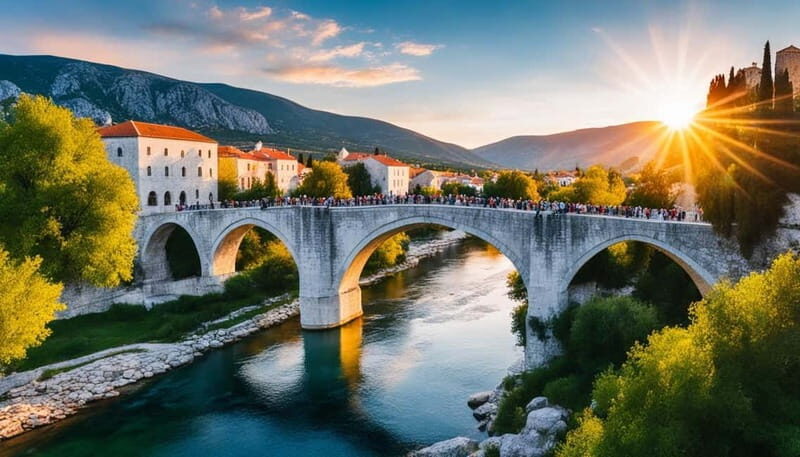 Trebinje Tour with Luxury Transportation and Wine Tasting - Trebinje old town: cobblestones, bridges, and a church built for big views